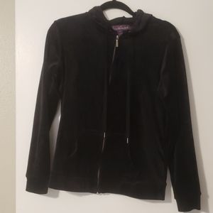Black Velvet Hoodie